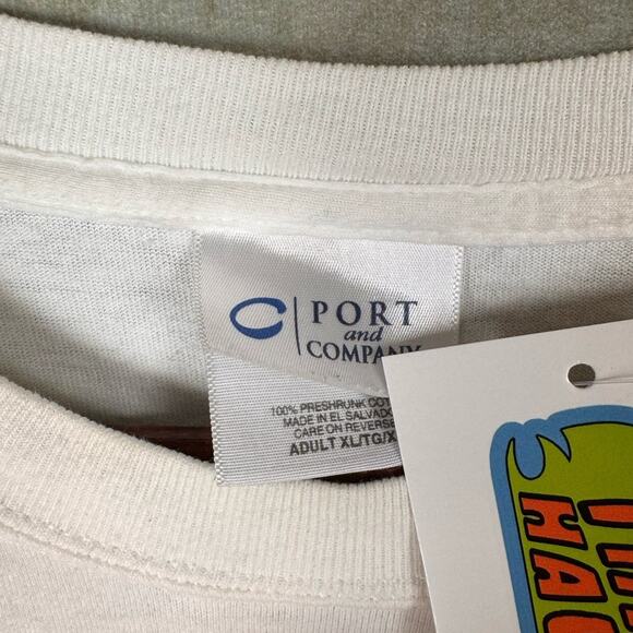 VTG Snapple Iced Tea Promo T Shirt Sz XL White All Natural Big Spell Out Logo - Picture 4 of 9